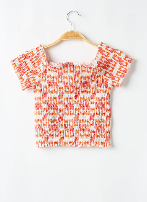 Top orange TIFFOSI pour femme