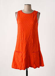 Robe courte sans manche sans manche rouge BAMBOO'S femme