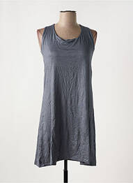 Robe mi-longue sans manche sans manche gris BAMBOO'S femme