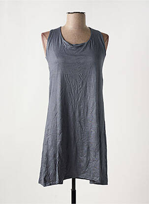 Robe mi-longue sans manche sans manche gris BAMBOO'S femme
