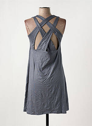 Robe mi-longue sans manche sans manche gris BAMBOO'S femme