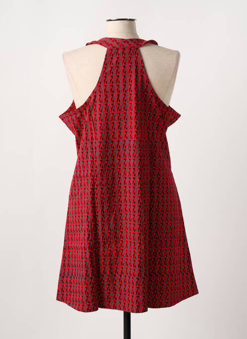 Robe mi-longue rouge BAMBOO'S pour femme