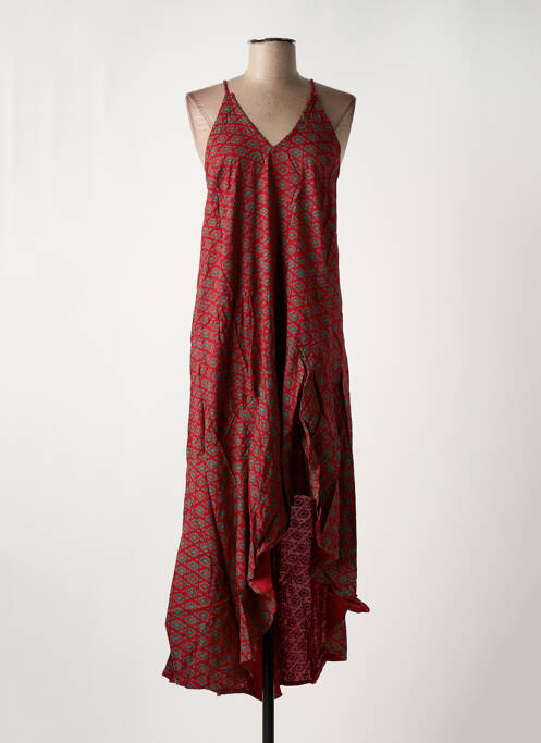 Robe longue rouge BAMBOO'S pour femme