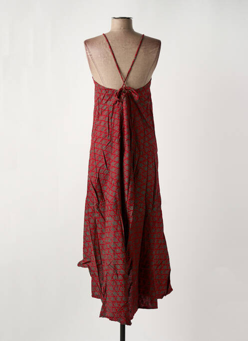 Robe longue rouge BAMBOO'S pour femme