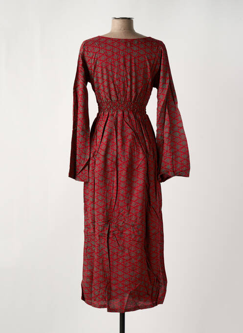 Robe longue rouge BAMBOO'S pour femme