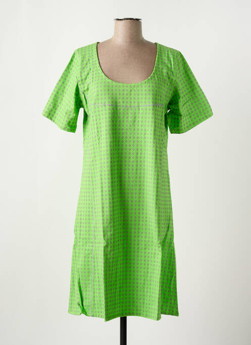 Robe mi-longue vert BAMBOO'S pour femme
