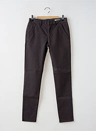 Pantalon chino taille basse taille basse gris REIKO femme