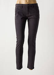 Pantalon chino gris REIKO pour femme seconde vue