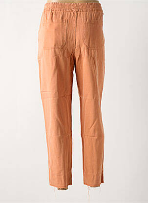 Pantalon slim tissage popeline taille normale orange REIKO homme