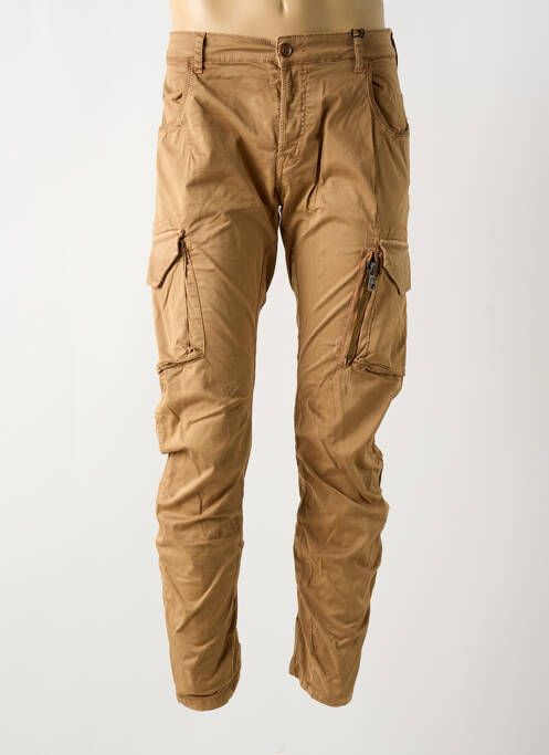 Pantalon cargo marron LE TEMPS DES CERISES pour homme