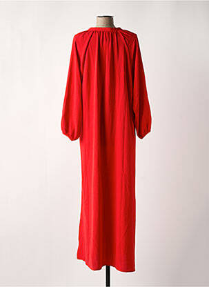 Robe longue manches longues manches longues rouge COMPAÑIA FANTASTICA femme