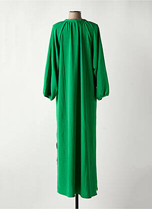 Robe longue manches longues manches longues vert COMPAÑIA FANTASTICA femme