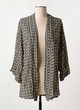 Gilet manches longues manches longues marron SEE THE MOON femme