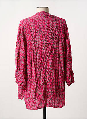 Gilet manches longues manches longues rose SEE THE MOON femme