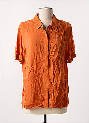 Chemisier manches courtes manches courtes orange LES TROPEZIENNES PAR M.BELARBI femme