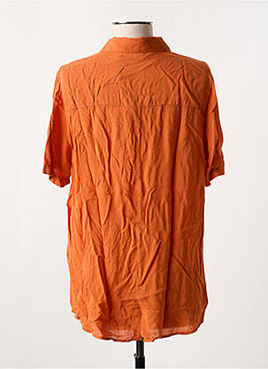 Chemisier manches courtes manches courtes orange LES TROPEZIENNES PAR M.BELARBI femme