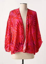 Gilet manches longues rose PAZ TORRAS pour femme seconde vue