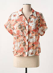 Chemisier orange C'EST BEAU LA VIE pour femme seconde vue