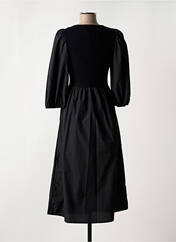 Robe mi-longue noir KAFFE pour femme seconde vue