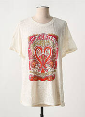 T-shirt beige GARCIA pour femme seconde vue