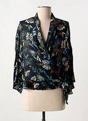 Veste kimono noir FREEMAN T.PORTER pour femme seconde vue