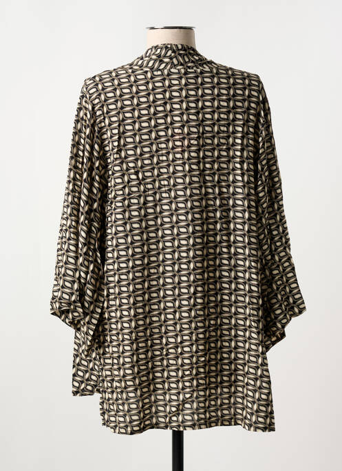 Gilet manches longues marron SEE THE MOON pour femme