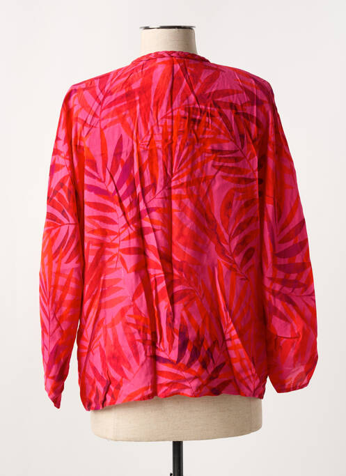 Gilet manches longues rose PAZ TORRAS pour femme