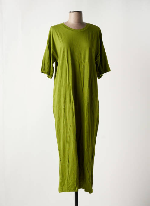 Robe longue vert KAFFE pour femme
