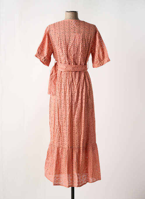 Robe mi-longue orange TIFFOSI pour femme