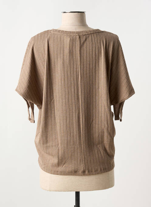 T-shirt marron CREAM pour femme