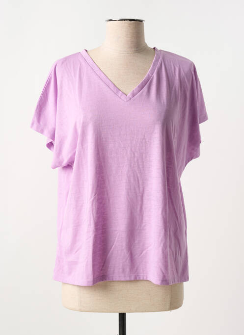 T-shirt violet FREEMAN T.PORTER pour femme