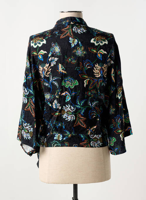 Veste kimono noir FREEMAN T.PORTER pour femme