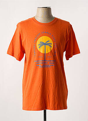 T-shirt coupe cintrée manches courtes orange TIFFOSI homme