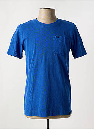 T-shirt coupe cintrée manches courtes bleu GARCIA homme