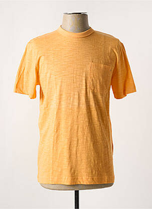 T-shirt coupe cintrée manches courtes orange TOM TAILOR homme