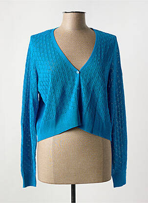 Gilet manches longues stretch bleu TIFFOSI femme