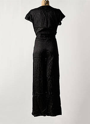 Combi-pantalon fermeture boutonnée sur le devant manches courtes noir LES TROPEZIENNES PAR M.BELARBI femme
