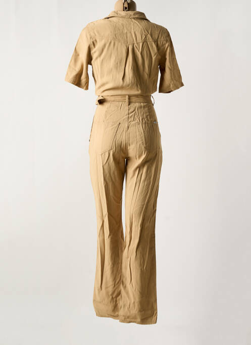 Combi-pantalon poches manches courtes beige GARCIA femme
