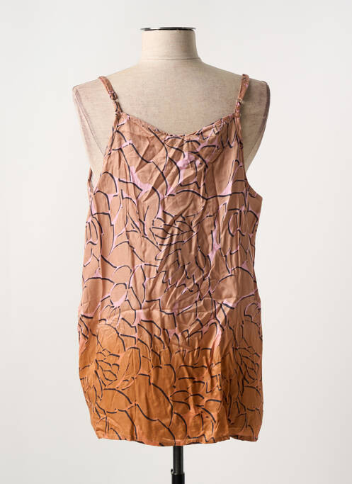 Top orange NÜ pour femme