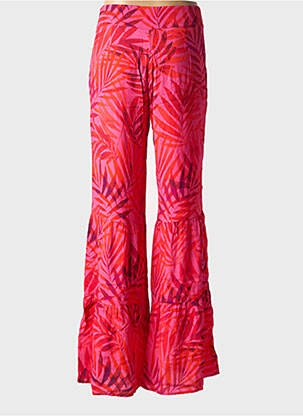 Pantalon flare taille normale taille normale rose PAZ TORRAS femme