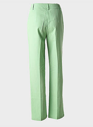 Pantalon droit stretch taille normale vert TIFFOSI femme
