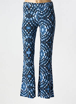 Pantalon flare stretch taille normale bleu SEE THE MOON femme