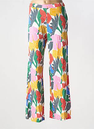 Pantalon large taille normale taille normale rouge COMPAÑIA FANTASTICA femme