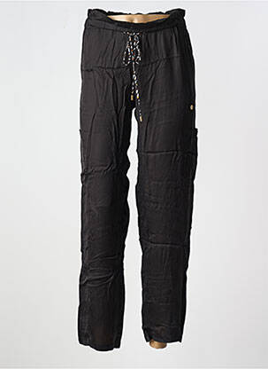 Pantalon droit taille haute taille haute noir LES TROPEZIENNES PAR M.BELARBI femme