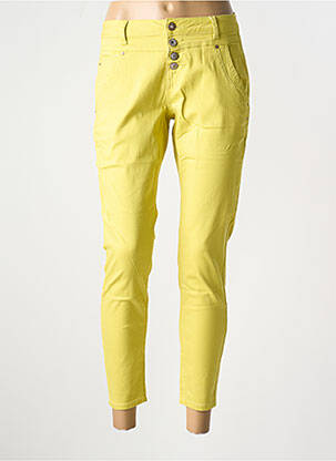 Pantalon 7/8 stretch taille normale vert CREAM femme