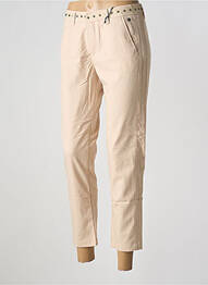Pantalon 7/8 stretch taille normale beige FREEMAN T.PORTER femme