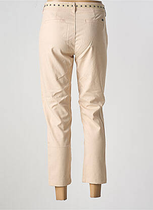 Pantalon 7/8 stretch taille normale beige FREEMAN T.PORTER femme