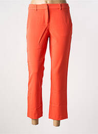 Pantalon 7/8 stretch taille normale rouge TOM TAILOR femme