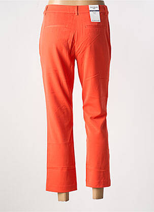 Pantalon 7/8 stretch taille normale rouge TOM TAILOR femme
