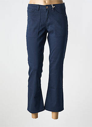 Pantalon 7/8 stretch taille normale bleu CREAM femme